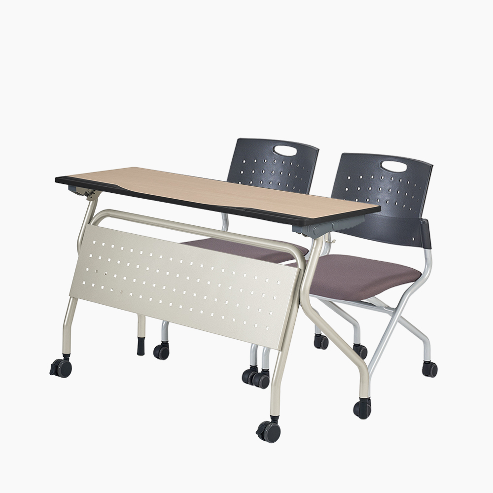 Folding Desk - 플러키캐스터 2인 세트 (세이프티)
